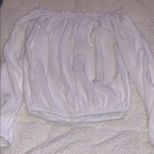 off the shoulder long sleeve